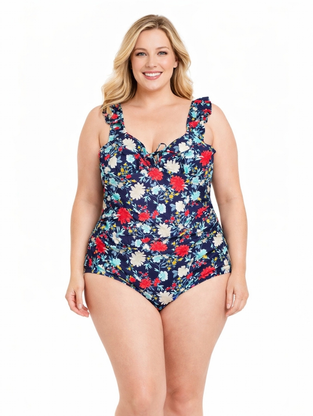 Old Navy Floral One-Piece Swimsuit – Size 2X (New Never Worn) - Picture 10 of 11